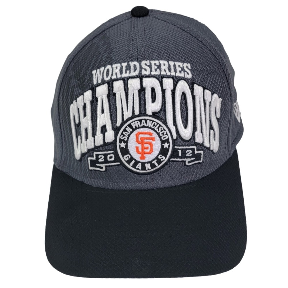 New Era San Francisco Giants 2012 World Series Champions Hat S/M Grey MLB Cap
